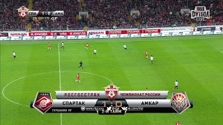Highlights Spartak vs Amkar (1-0) | RPL 2016/17