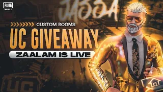 UC GIVEWAY ROOMS | RP GIVEWAY  | PUB G ASIA CUSTOMS | PUB G CUSTOM ROOM LIVE