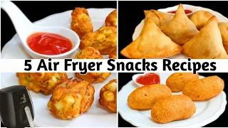 5 Airfryer Iftar Snacks Recipes | Air Fryer Snacks Recipe | Ramadan Special Recipes