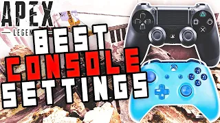 Best Console SETTINGS for Apex Legends SEASON 5 Xbox One PS4! Perfecting Sensitivity and More!