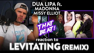 Dua Lipa Reaction ft. Madonna & Missy Elliot (THAT BEAT THOUGH!) | Dereck Reacts