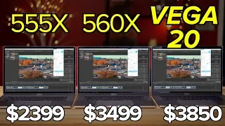 Vega 20 MacBook Pro - Ultimate Final Cut X Video Editing Comparison
