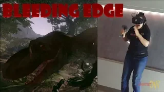 Bleeding Edge Gameplay video.SCARY DINOSAURS