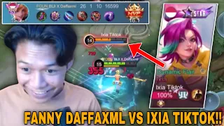 FANNY DAFFAXML VS IXIA TIKTOK!! KETEMU IXIA TIKTOK GW INCER DIA SAMPAI GABISA MAIN!!