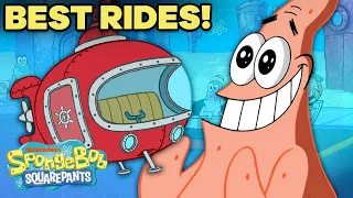 Every Underwater Car, Bus, and Boat Ever! 🛥  | SpongeBob