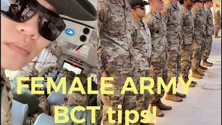 Advice for FEMALES for ARMY Basic Training