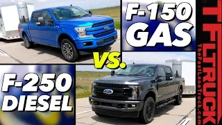 Do You Really Need a Heavy Duty Truck to Tow 9,000 lbs? Ford F-150 vs F-250 MPG Review