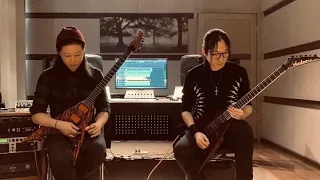 Frosty Eve - guitarists Ren Duo & Hao Xin, song: "次世寒武纪2022" (Neocambrian2022) [Guitar Playthrough]