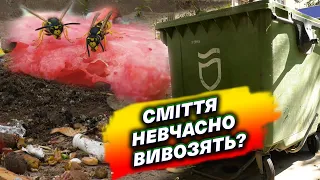 Чому у Дніпрі невчасно вивозять сміття?