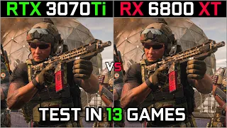 RTX 3070 Ti vs RX 6800 XT | Test in 13 Games | 1440p - 2160p | Ultimate Comparison | 2023
