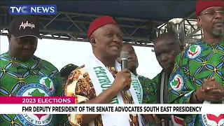 FMR Deputy President of the Senate Advocates South East Presidency