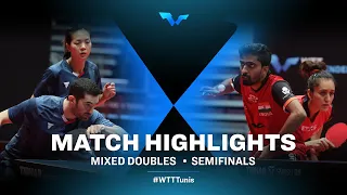 Lebesson Emmanuel/Yuan Jia Nan vs Manika Batra/Sathiyan Gnanasekaran | WTT Contender Tunis | XD | SF