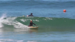 Tristan surfing at Buffalo Bay