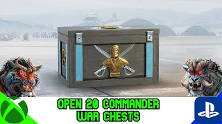 World Of Tanks Console - Open 20 COMMANDER WAR CHEST