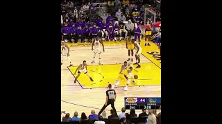 Russell Westbrook's first bucket as a Laker ¶ Lakers vs Warriors ¶ NBA  Preseason ~