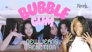 NEW JEANS BUBBLE GUM REACTION - KPOP NOOB