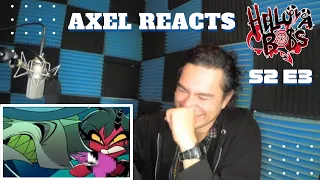 ❤️‍🔥 AXEL REACTS 👀   HELLUVA BOSS EXES AND OOHS // HAZBIN HOTEL