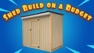 Storage Shed for Cheap! | Start to Finish Build