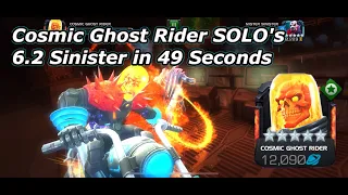 Cosmic Ghost Rider SOLO's 6.2 Mister Sinister in 49 Seconds!