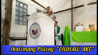 Ikalimang Pulong Ni Ginoong Dios Hesucristo: GIUHAW AKO! By Sister Elma Yator. Napolan Chapel