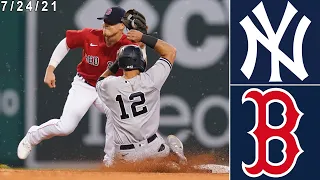 New York Yankees Highlights: vs Boston Red Sox | 7/24/21