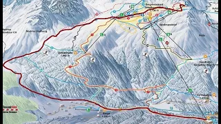 Gargellen Piste 9 Blue 2-2a-2b Einkehrschwung-Schnapfenwald-Forstweg-Birkenegg (ski video)