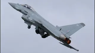 RAF Typhoon FGR4 Display at RIAT 2019