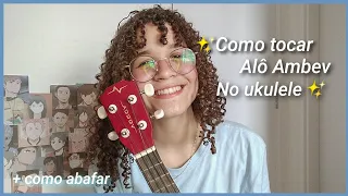 Alô Ambev - Zé Neto e Cristiano | Como tocar - Ukulele + Como abafar no Ukulele