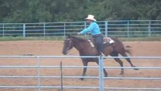 Barb and Cody's Reining Pattern 8/7/10