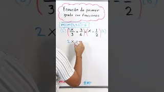 Ecuación de primer grado con fracciones | Ejercicio tipo examen