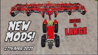 NEW MODS | little & LARGE (Review) Farming Simulator 19 FS19 | 27th April 2021.
