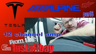 lets look at the 12 channel amp  Alpine Tesla Model Y from the bay part 6