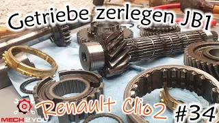 🛠️#34 Getriebe vom Renault Clio 2 zerlegen | Getriebecode JB1 | Manual gearbox disassemble