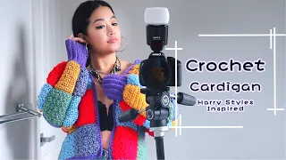 How to Crochet Patchwork Cardigan | Harry Styles Inspired