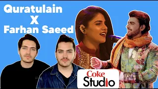 Twin Musicians REACT |  Latthay Di Chaadar - Quratulain Balouch & Farhan Saeed | Coke Studio