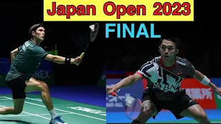 Viktor AXELSEN vs Jonatan CHRISTIE | Japan Open 2023 Final | Viktor AXELSEN is just too STRONG!!!