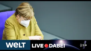 WELT LIVE DABEI: Bundestag befragt Kanzlerin - Merkel ringt um Corona-Klarheit