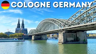 Cologne Walking Tour, Germany 🇩🇪 City Walk in 4k HDR (With Captions)