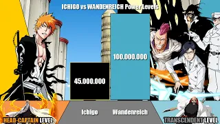 ICHIGO vs WANDENREICH Power Levels | Bleach | ODBS