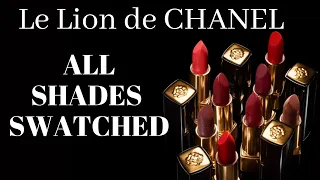 NEW CHANEL Le Lion Rouge Allure Velvet Swatches of all 8 shades | Angela van Rose