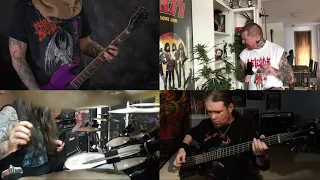 VADER + DECAPITATED + HELLFUCK + HOSTIA cover "No Warning Shot" (SIX FEET UNDER)