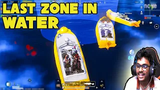 Pubg Mobile || Last Zone In Water || Most Rare Movement In Pubg Mobile