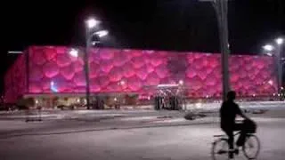 The Water Cube, Beijing Olympic Stadium Changing Colors