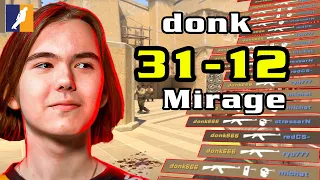 [Highlight] donk | ALL PEEK (31-12) | Mirage | CS2 FACEIT | Feb 28, 2024
