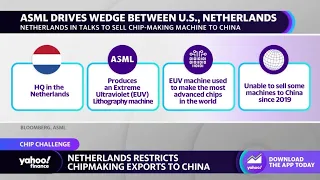 Netherlands restricts chipmaking exports to China