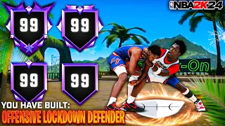 The MOST TOXIC ‘OFFENSIVE LOCKDOWN DEFENDER’ Build To Make For NBA 2K24… BEST CATFISH BUILD!