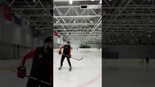 Эпичный момент при создании хоккейного контента🏒