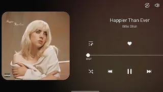 Billie Eilish-Happier than ever (video lyrics)