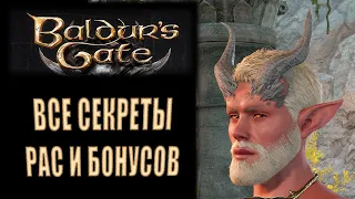 Baldur's Gate 3 - Секреты всех расовых бонусов и особенностей в BG3 - [создаем персонажа]