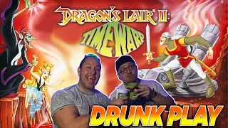 The Princess Has Been Kidnapped | Dragon's Lair 2 Time Warp | Drunk Play | Chris Evans, Johnny Saovi